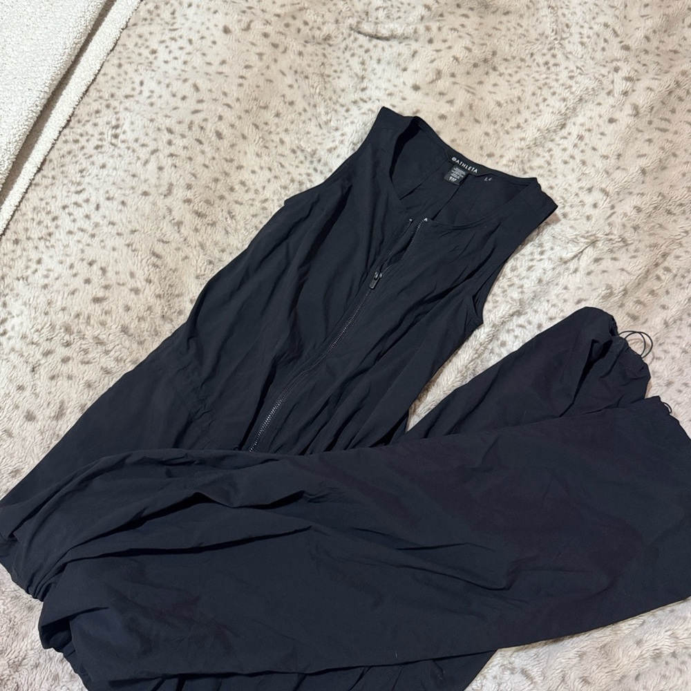 Athleta Black Sleeveless Jumpsuit - Picture 6 of 6